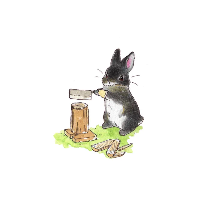 うさぎさんのキャンプ🏕️

うまく割れるかな?

とんとんとん 