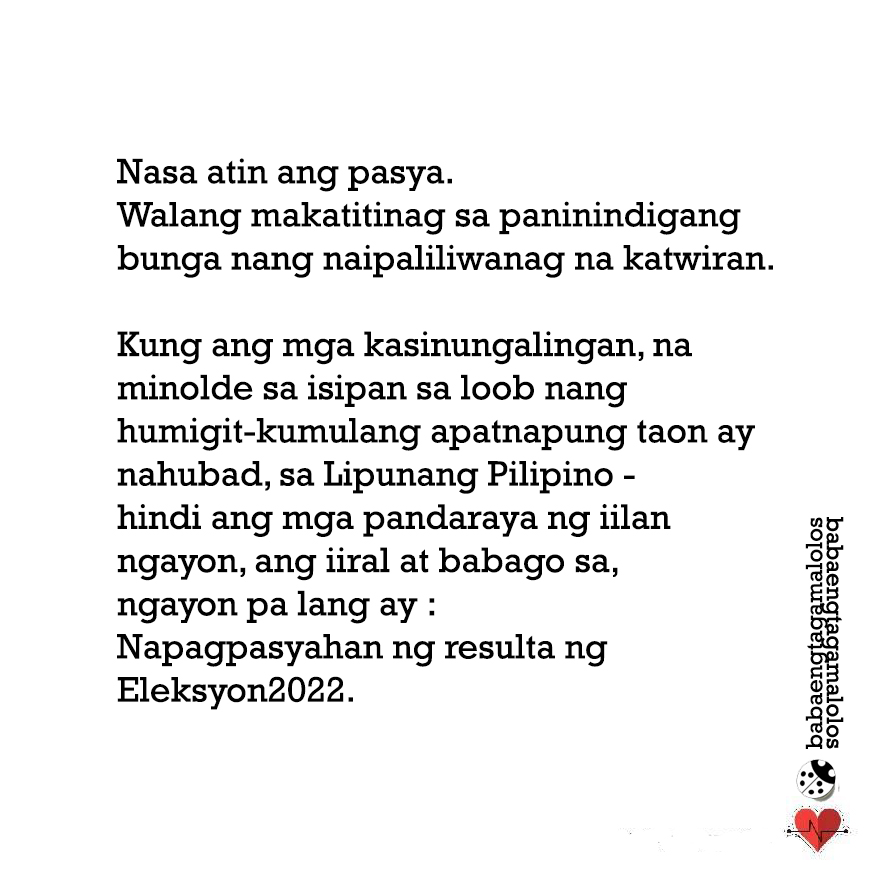 loidasandiego77's tweet photo. Hindi tayo patitinag !!! https://t.co/MY4NcYWlBd