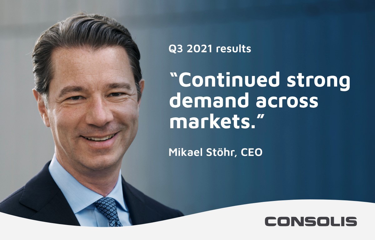 Consolis third quarter results 2021. 
Read more at consolis.com/investors/