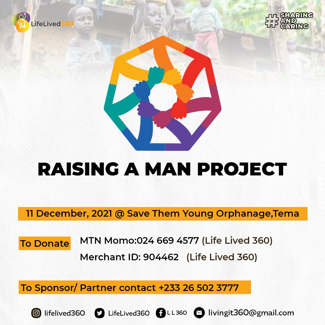 LifeLived360's tweet photo. Let’s create that safe space together, support us with your widow’s might via  

Momo: 0246694577 (Live Lived 360)
OR  
MomoPay Merchant ID: 904462 (Life Lived 360)

Let’s make it happen🔥 Enjoy your weekend 🎉😉

#sharingandcaring #360friday https://t.co/qfhX7UgZJc