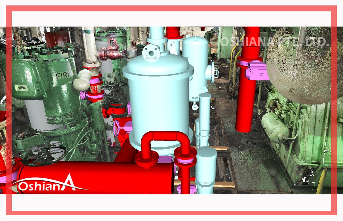 Here are some pictures of the design completed by Oshiana’s team. 

Contact us in info@oshiana.com | oshiana.com
#scanning #bwts #tankers #retrofit #3dscanning #maritimeindustry #ballastwater #marine #BWTS Engineering