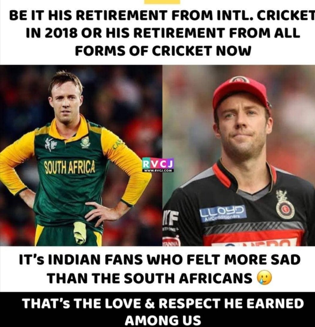 HafeezIsmail_28's tweet photo. The man who created a history by hitting 360 d shots and created a huge fan base entire the world and was admired by every cricket lovers has officially announced retirement. Sad news but we respect your decision.
#ABDevilliers
#Cricket https://t.co/79XfjXTSwu