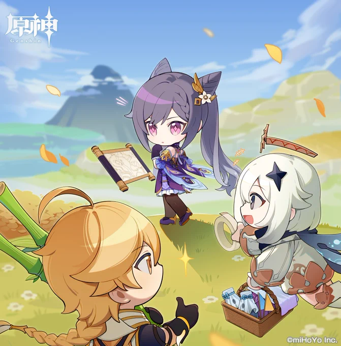 【刻晴生誕祭】
「やっと見つけた!刻晴、オイラたちが手伝いに来たぞ!早く仕事を終わらせて、街へ遊びに行こうぜ!」

#原神_キャラ生誕祭 