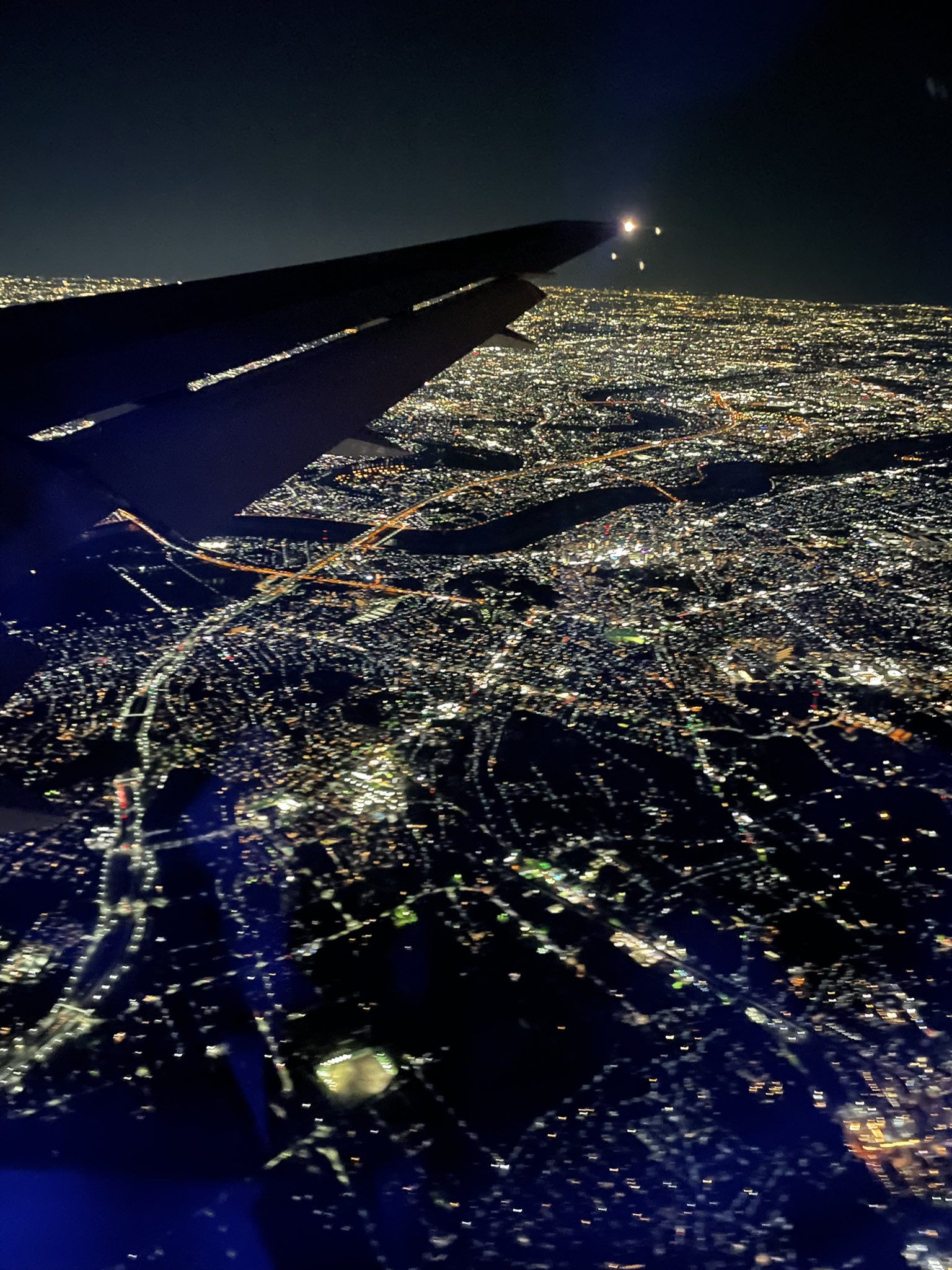 飛行機からの夜景 Twitter Search Twitter
