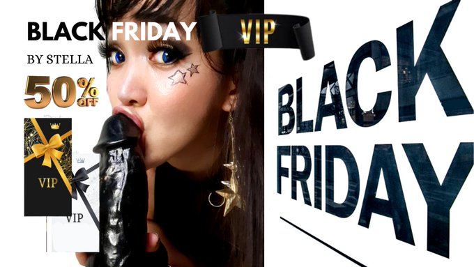 BLACK FRIDAY by STELLA 50% discunt on VIP GOLD &amp; SILVER - so you can enjoy me all 2022, get xxxmas &amp;<a href="/tag/fancentro"class="tags"><span>#fancentro</span></a>