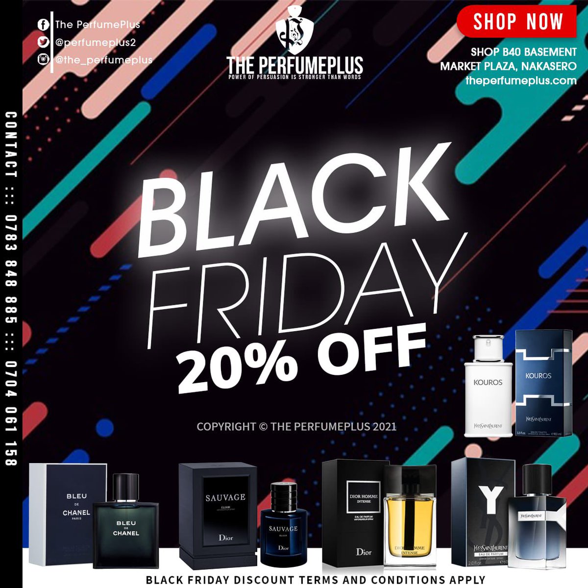 It's Black Friday! Don't be left out!
#PerfumePlus 
#BlackFriday