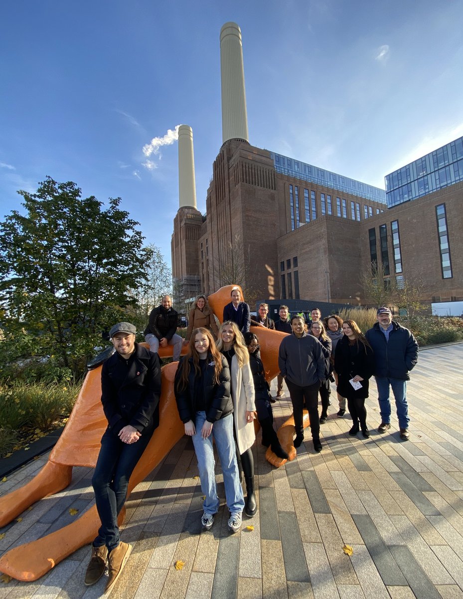 A big thank you to the Work Match team @WBCWorkMatch for their time showing our Surveying Tutors and their Apprentices around the amazing Battersea Power Station Development, it was fascinating learning about the redevelopment project #apprentices #WorkMatch #surveying