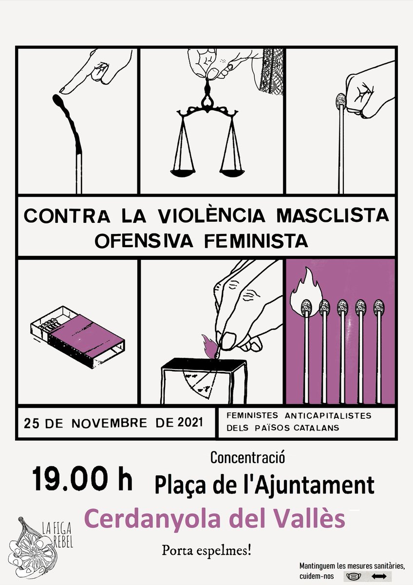 25N | Iniciem l'ofensiva feminista!

#FemisAnticapisPPCC
#Cerdanyolafeminista
#lafigarebel