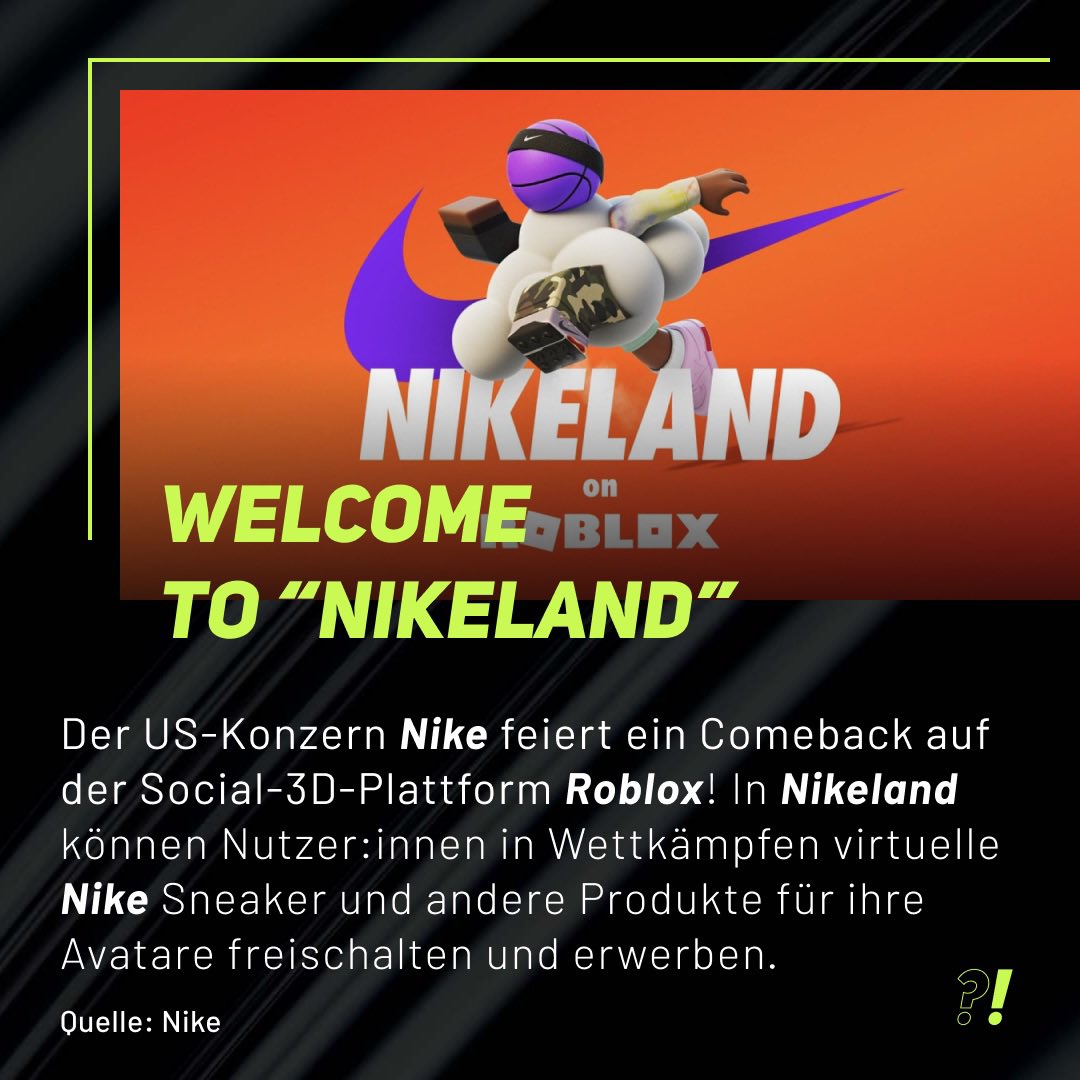 NIKELAND on Roblox.