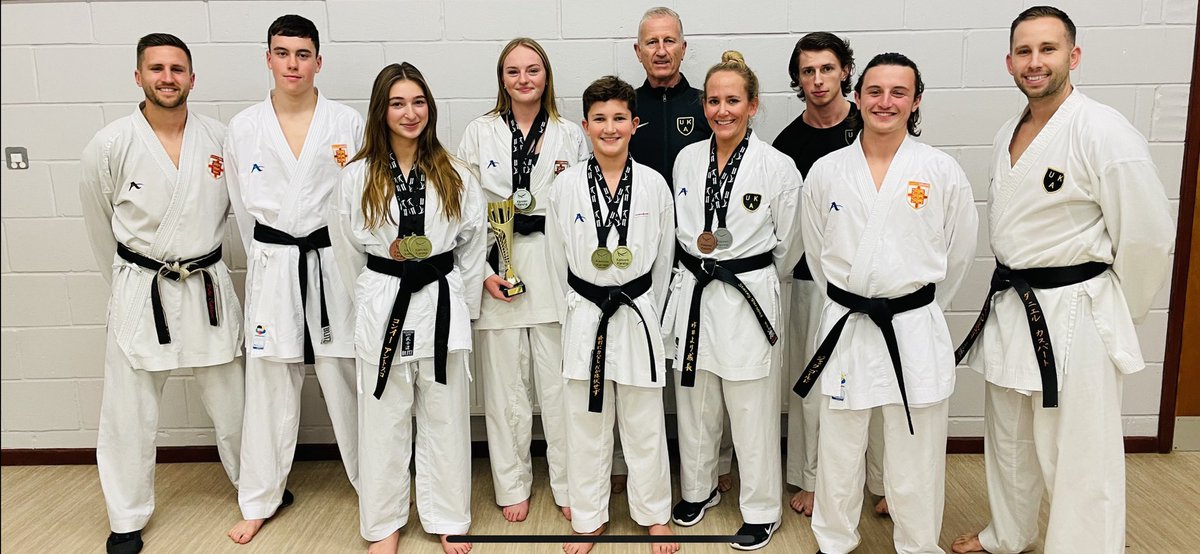 DanCuthbert's tweet photo. So proud of all of us at United Karate Association for bringing home so many medals from the weekend. Alice Jane Briner @connietosh @staceydods A big thank you to my Dad As without him none of us at UKA would here!
Plus Luke Cuthbert and Michael Cormack @shaunacarrollxo https://t.co/nqpGBbqSO1