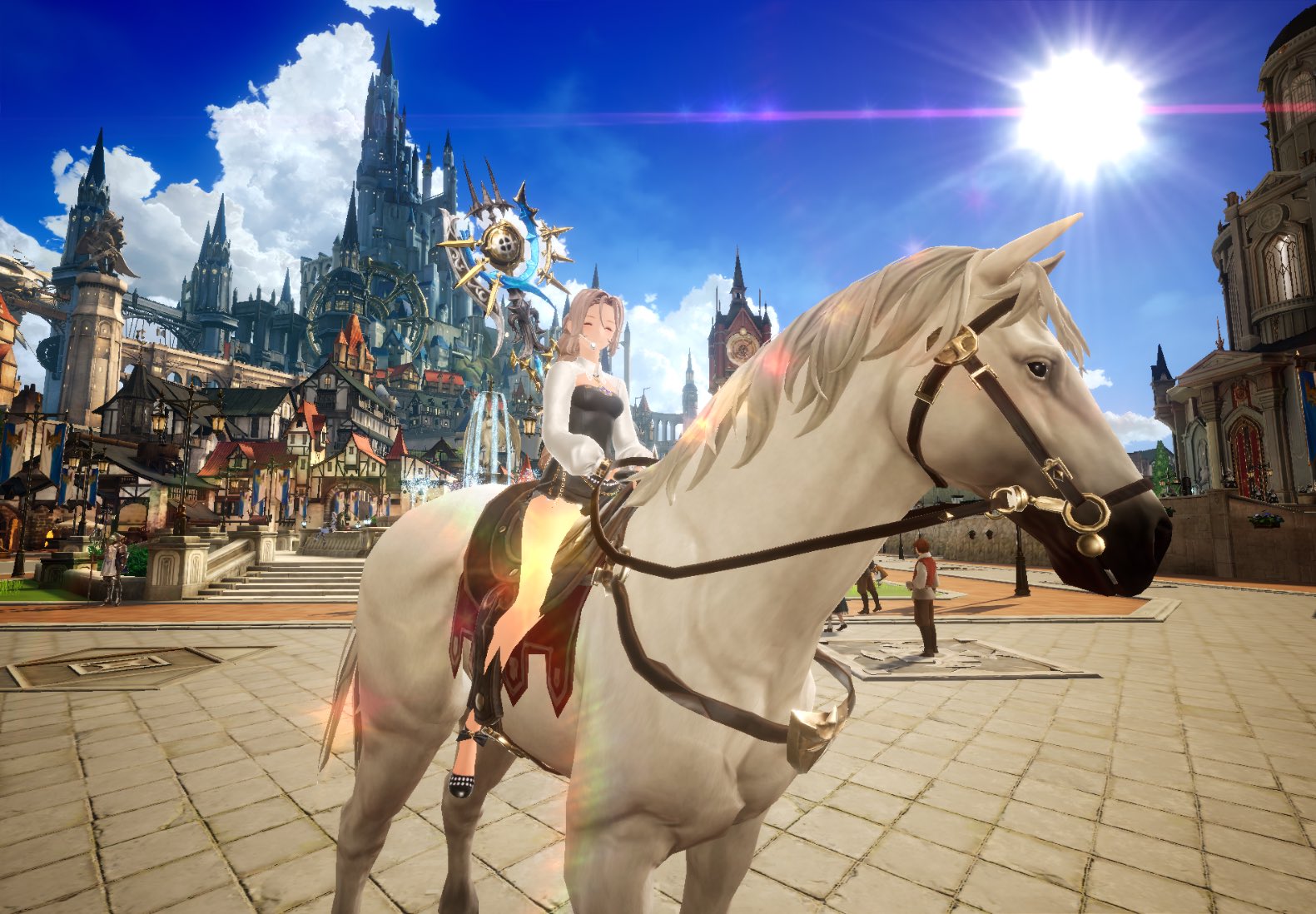 友鴉 Gransaga Rpg グランサガ スナグラ 馬に乗ってても撮れるんですね でもせっかくならスキルモーションで かっこいいの撮りたかったなぁ T Co Vjpmc7dlea Twitter