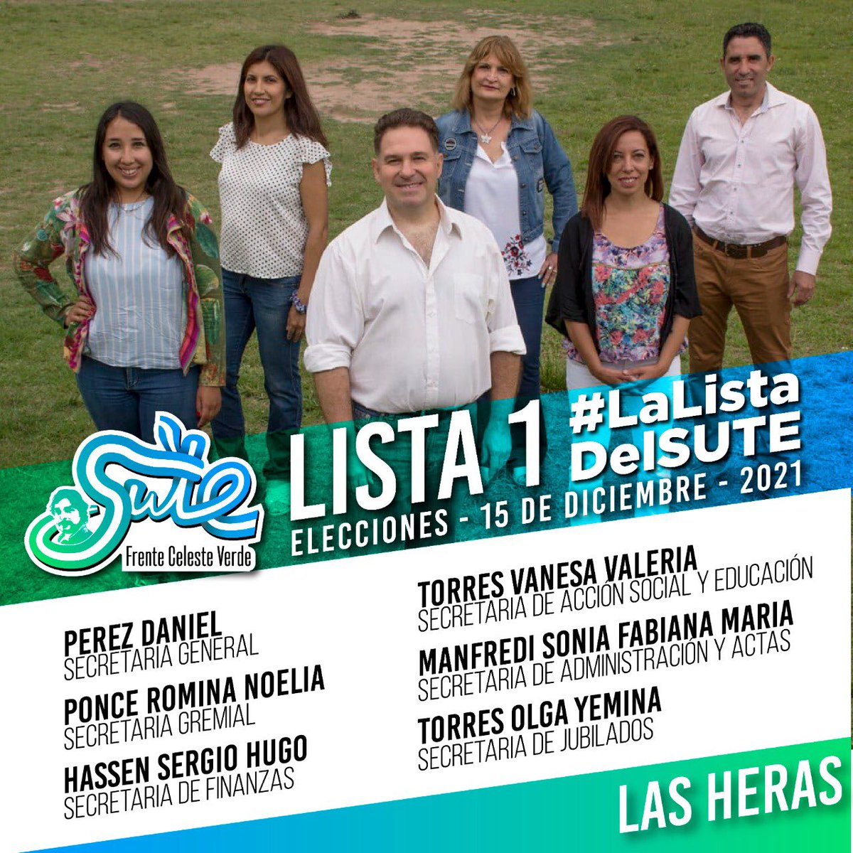 LaCelesteMza's tweet photo. 👥 Candidatos y candidatas del #PrimerDistrito
👉🏽 #Capital
👉🏽 #Guaymallen
👉🏽 #LasHeras
👉🏽 #Lavalle
🔊 Equipos que trabajan por un SUTE que acompañe y defienda a las y los trabajadores de la #educación.
✏️ Acompáñanos con tu voto en el 15D
#Lista1 #LaListaDelSute https://t.co/09RhHDA2kD