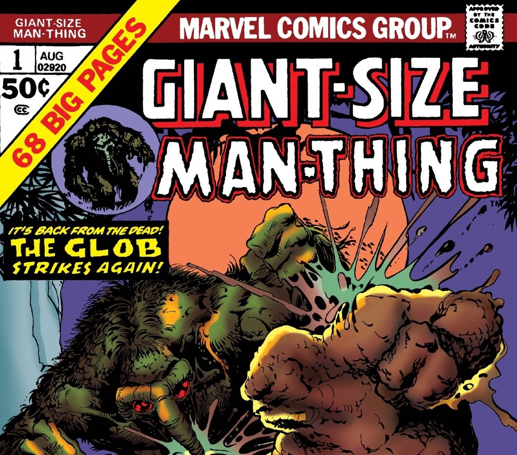 MultiverseOfBad's tweet photo. Recording day for #episodeone of the #multiverseofbadness #podcast, and an especially happy Friday to the legend that somehow snuck the title "Giant Sized Man Thing" past those simpledicks at the #ComicCodeAuthority back in August of 1974 #comicbooks #comics #comic https://t.co/sfTLwG2QWn