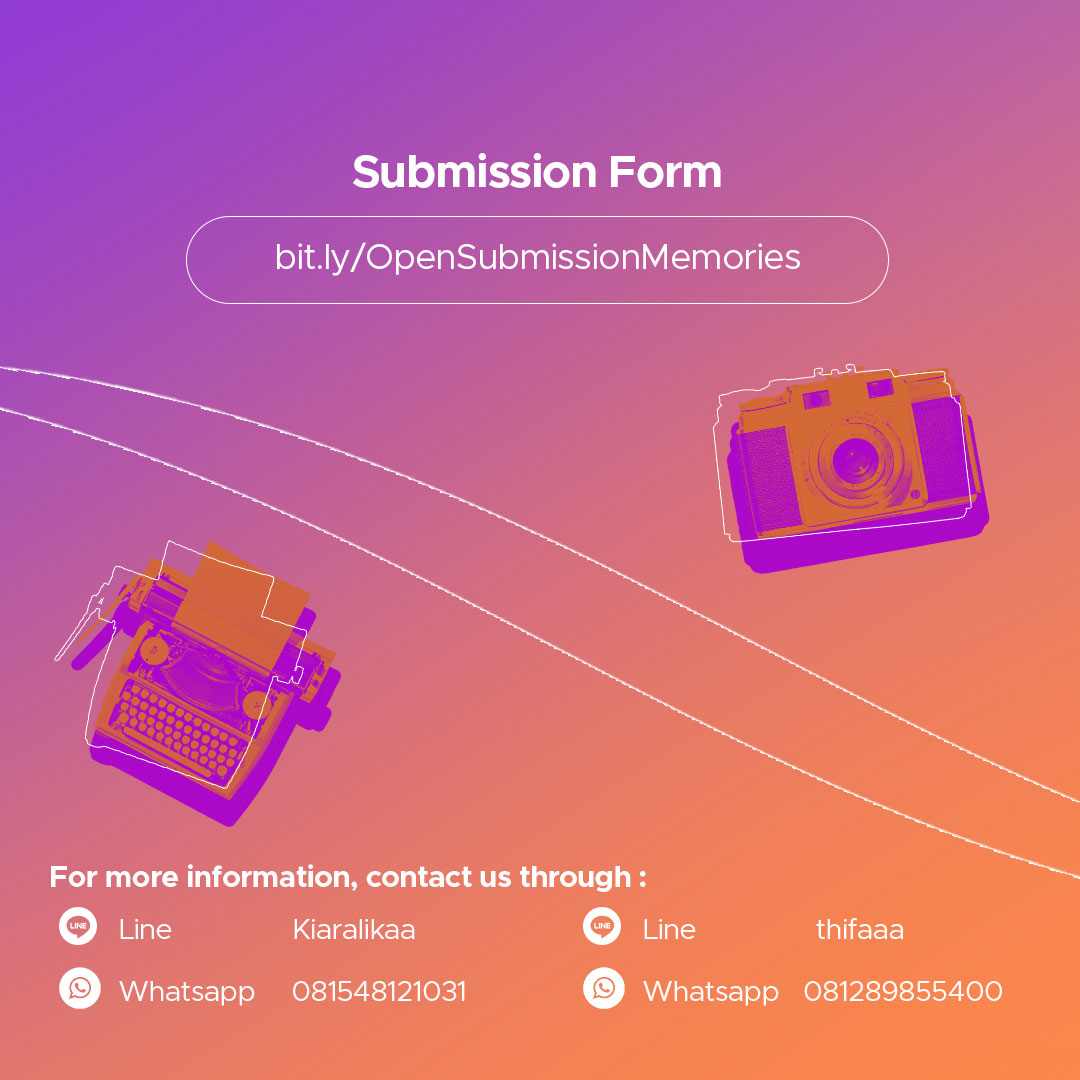 sansirofest's tweet image. [OPEN SUBMISSION SANSIRO MEMORIES]

Halo Sanspeeps! Akhirnya SANSIRO MEMORIES buka pendaftaran lho! Buat yang punya momen ngangenin ikutan yuk!

Akun resmi medsos SANSIROFEST : 
Instagram: @sansirofest 
LINE : @909ifpif 

#SANSIROFEST2021 #SANSIROMEMORIES2021
#nostalgia #memories