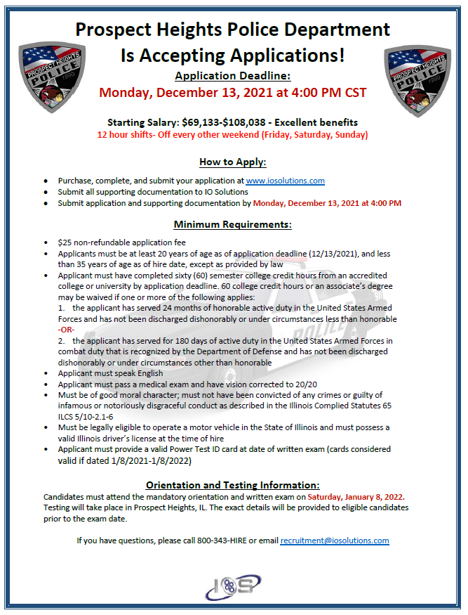 Prospecthtspd's tweet photo. ๐ฎ๐ฟโโ๏ธ๐ฎ๐ปNow hiring Police Officers! Join our great team at PHPD! For more info go to: https://t.co/6DXJiEmjWj
#NowHiring #PoliceOfficer #PHPD https://t.co/8EhmHNyUvd