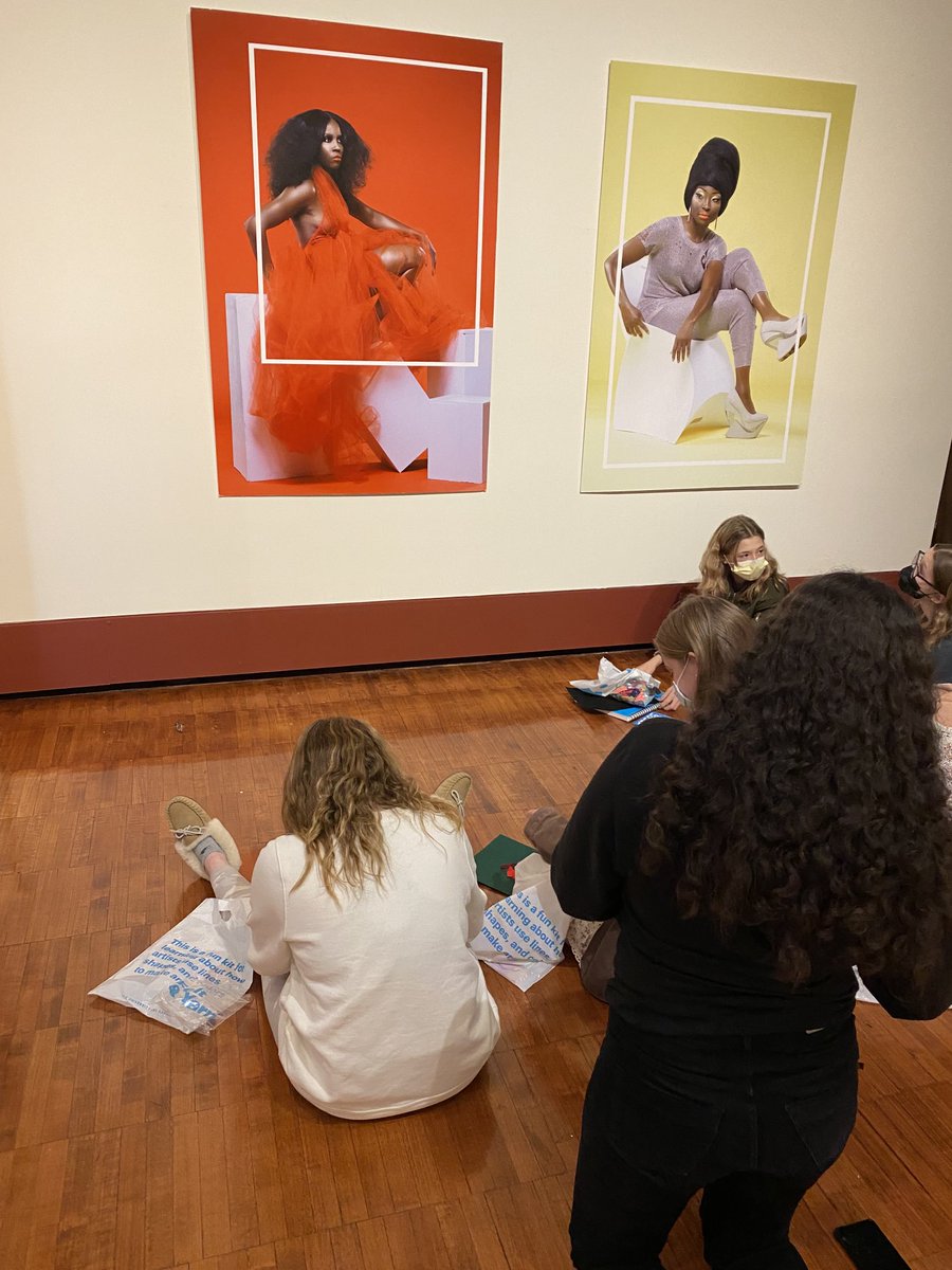 WestoverArts's tweet photo. Using felt boards to explore looking and our unique perspectives through the “Hey Ugly” exhibition by Ebony B. #WestoverArtist #WestoverGallery #EbonyB https://t.co/CYf5unueNc