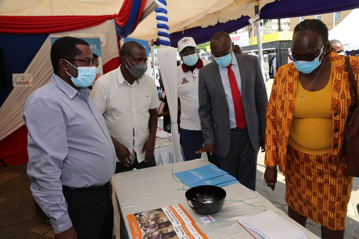 KenyaMarkets's tweet photo. Earlier today, the CS and PS for @IndustryKE, @maina_betty and Amb. Johnson Weru, visited the #KICCMeatExpo accompanied by the @KAM_Kenya CEO, @PhyllisWakiaga.
Thank you for being part of this milestone in Kenya's #meat industry.
#SizzlingExperience #livestock https://t.co/mq8DARskUM