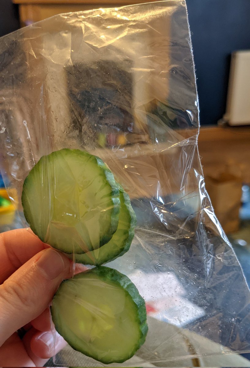 Really <a href="/LoveWestLothian/">West Lothian Council</a>? This is in my 8 year olds school packed lunch today. 3 slices of cucumber wrapped in an excess of plastic. It could've gone straight in the ham roll??? What a waste of plastic!