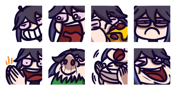 More emote practice~

Get your own emotes~ https://t.co/EsY1mhKCC1

Feel free to use!

#kson総長ART #ksonART 