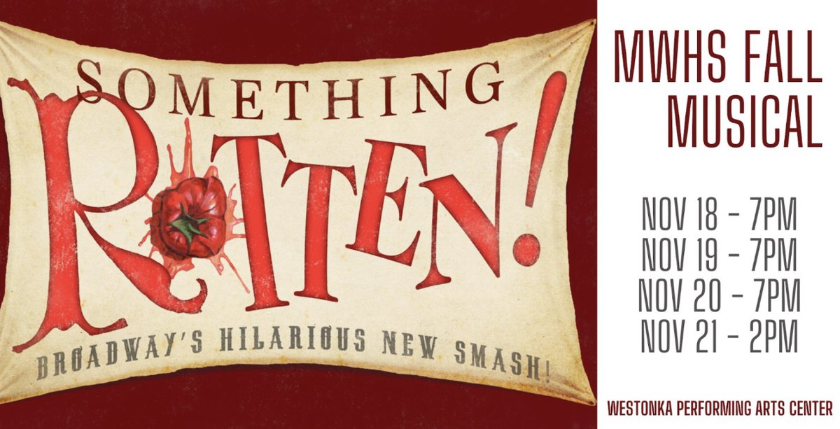 Opening night last night was amazing! Three shows remaining! Looking for something really special to do with family and friends, consider going to Something Rotten. Buy tickets here: sites.google.com/277apps.org/we…