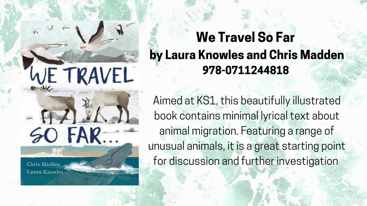 Today's #60SecReview is all about the J word- journeys! More specifically, animal journeys and migration. We Travel So Far by <a href="/LauraMakesBooks/">Laura Knowles</a> and illustrated by @thatmadden is a beautiful and informative book, published by <a href="/Frances_Lincoln/">Frances Lincoln Ltd</a> #BookReview #NonFictionBooks