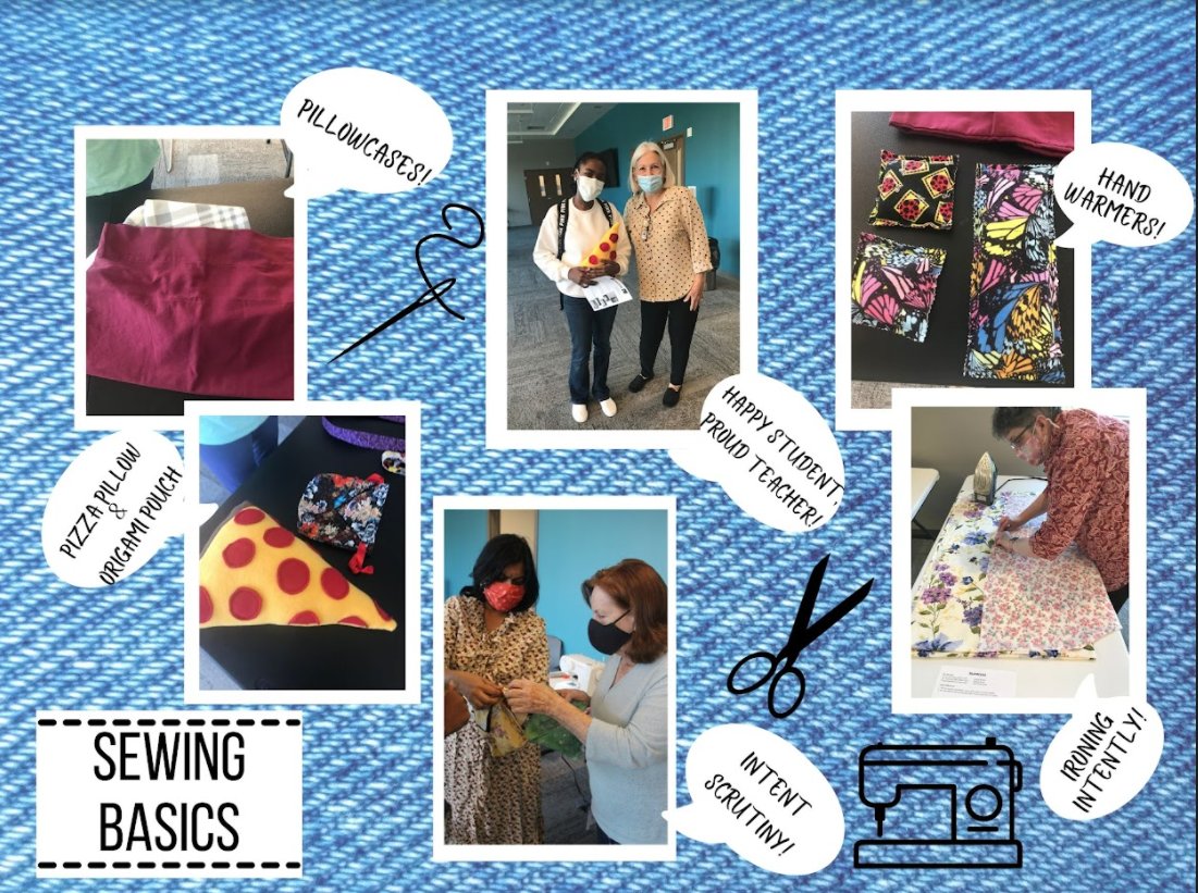 GLALibrary's tweet photo. This month we spotlight theย North Cobb Regional Libraryโs #SewingBasics, a program to show patrons how to use a sewingย machine and make #craft projects. It will be offered again in January as a monthly series.
Visit https://t.co/sHo5YCc4hN for more info! #georgialibraries https://t.co/7ZCf9hEfJw