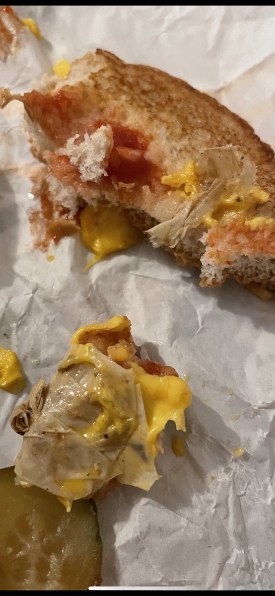 RossWhitaker89's tweet photo. Cheers For the Foreign object. Went down a treat. Not. Absolutely Disgusting. 🍔🤢🤢🤮🤮@McDonaldsUK https://t.co/lUpHIN4mlf