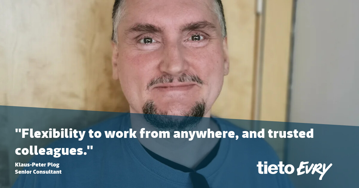 Boss I’m Back! Klaus-Peter Plog made his <a href="https://twitter.com/hashtag/ComeBack?src=hash" target="_blank">#ComeBack</a> to TietoEVRY earlier this year - he chose to rejoin because of the flexibility of work and trusted colleagues. We're glad to have him back! 🤗

Read more about our <a href="https://twitter.com/hashtag/comebackers?src=hash" target="_blank">#comebackers</a> here ⤵️
<a href="https://t.co/6K1mq3QJdx" target="_blank">bddy.me/3FvjK6W</a> 
<a href="https://twitter.com/hashtag/BossImBack?src=hash" target="_blank">#BossImBack</a> https://t.co/OTUiAPHC8C
