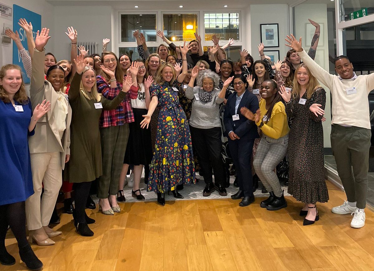 byKateStephens's tweet photo. Finally together. 
Yesterday, the staff teams from all our Smart Works centres were reunited to share our hopes, dreams and ambitions for this brilliant charity of ours. I was quite excited. Bring on 2022 🌟 https://t.co/S7N44F9DHI