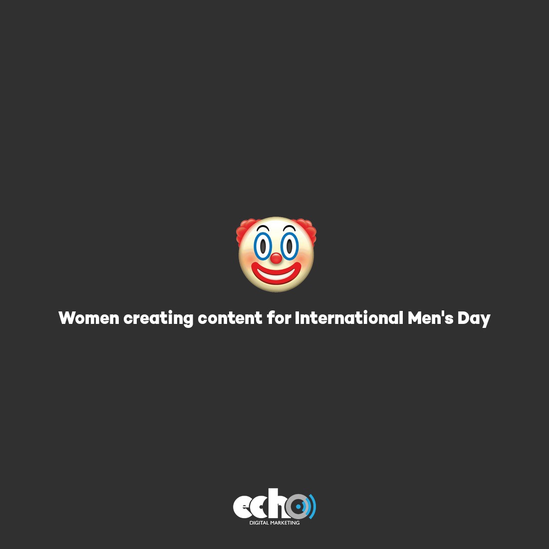 EchoDMC's tweet photo. The agency is in a twist today! Join the discussion and tell us why you think men need a Men's Day in Pakistan. 

#InternationalMensDay #LetItEcho #Echo https://t.co/zEhF3V3tqR