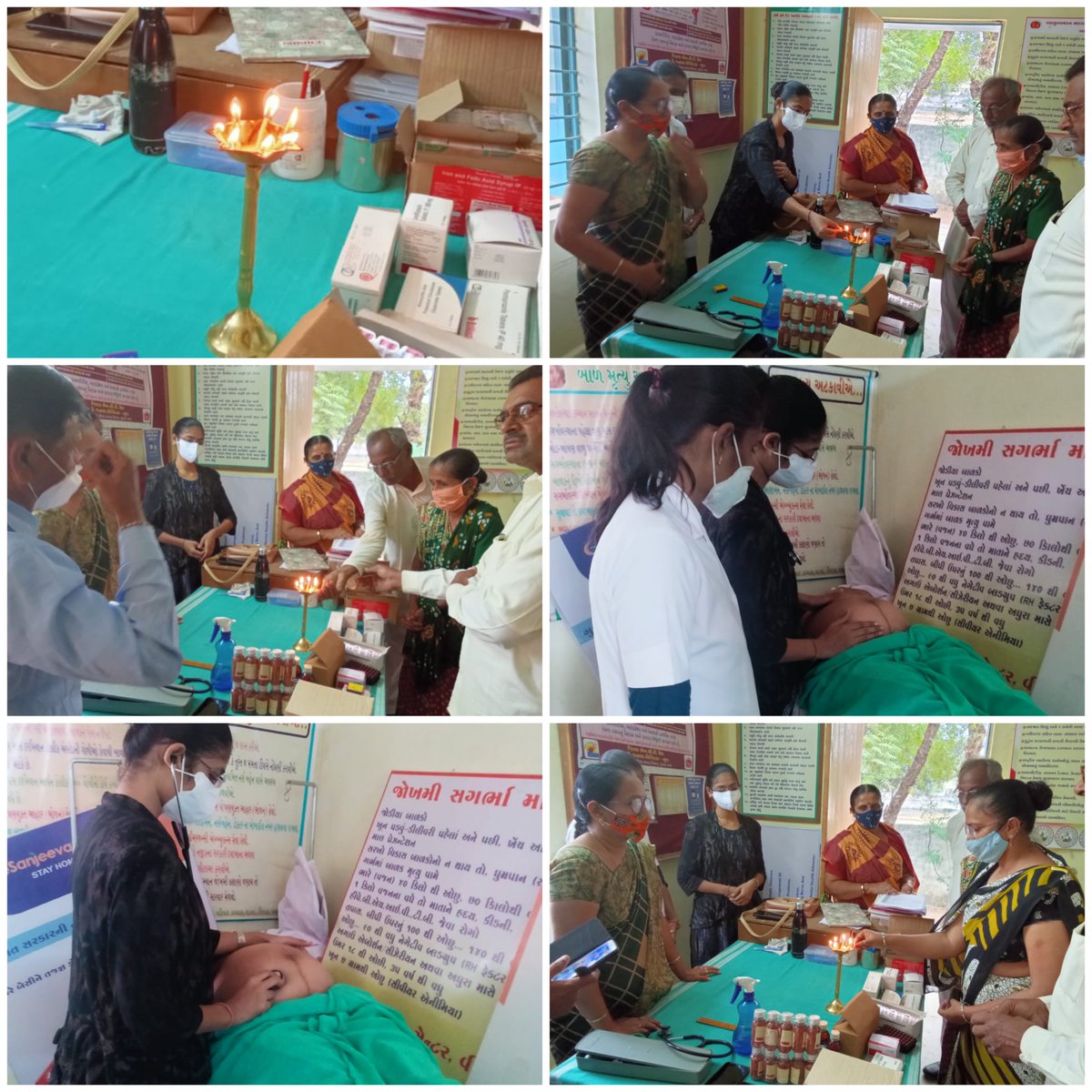 PDarashadi's tweet photo. Niramay camp today at Nanai virani SC PHC Darashadi
CD, NCD, ANC check up, rtpcr sample collection, covid vaccination second dose and other health related service under one roof🩺
#phcdarashaditeam
#niramaycamp
#HarGharDastak
#anc3&4checkup https://t.co/L1dJ5S9Ghy