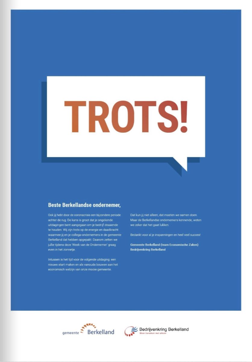 Ondernemers zijn de basis van onze economie. Ze zorgen voor werk en opleiding. Daarnaast zijn ze maatschappelijk betrokken en innovatief. Vandaag is het de #DagvandeOndernemer!