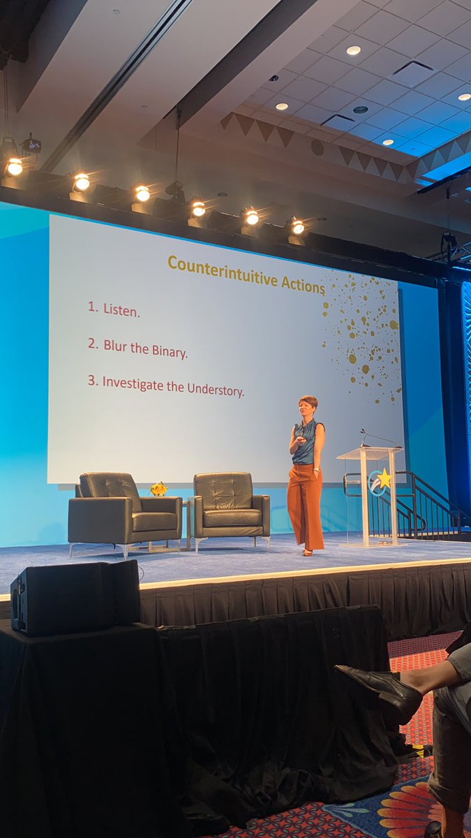 kamontree's tweet image. Powerful keynote by @amandaripley this morning. Beware the conflict entrepreneurs - people, media outlets who inflame and provoke for the sole purpose of elevating their own power. Use counterintuitive actions to get out of high conflict #highconflict #excelined