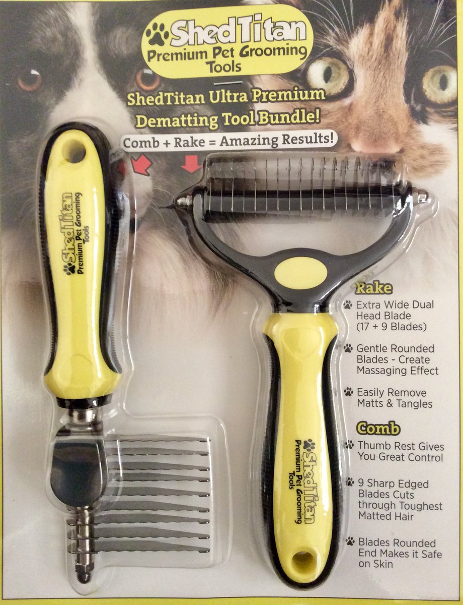 chitarah's tweet photo. Hi ⁦@AskTSA⁩ can I bring a pet dematting brush and rake in my checked bag. Should I leave it in the packaging? https://t.co/kx85OiNeui