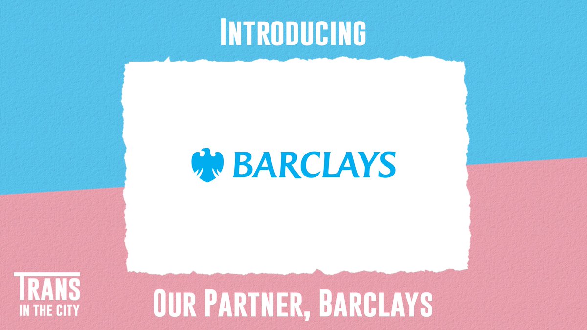 TransITCUK's tweet photo. Introducing @Barclays as another of our sponsors! “Championing equality, understanding, respect &amp; inclusivity is important to us. Enabling everyone to feel comfortable being themselves at work is central to our culture.” https://t.co/qgYMkXfAex #TransAwarenessWeek #TransInTheCity https://t.co/6GlMoCLssT