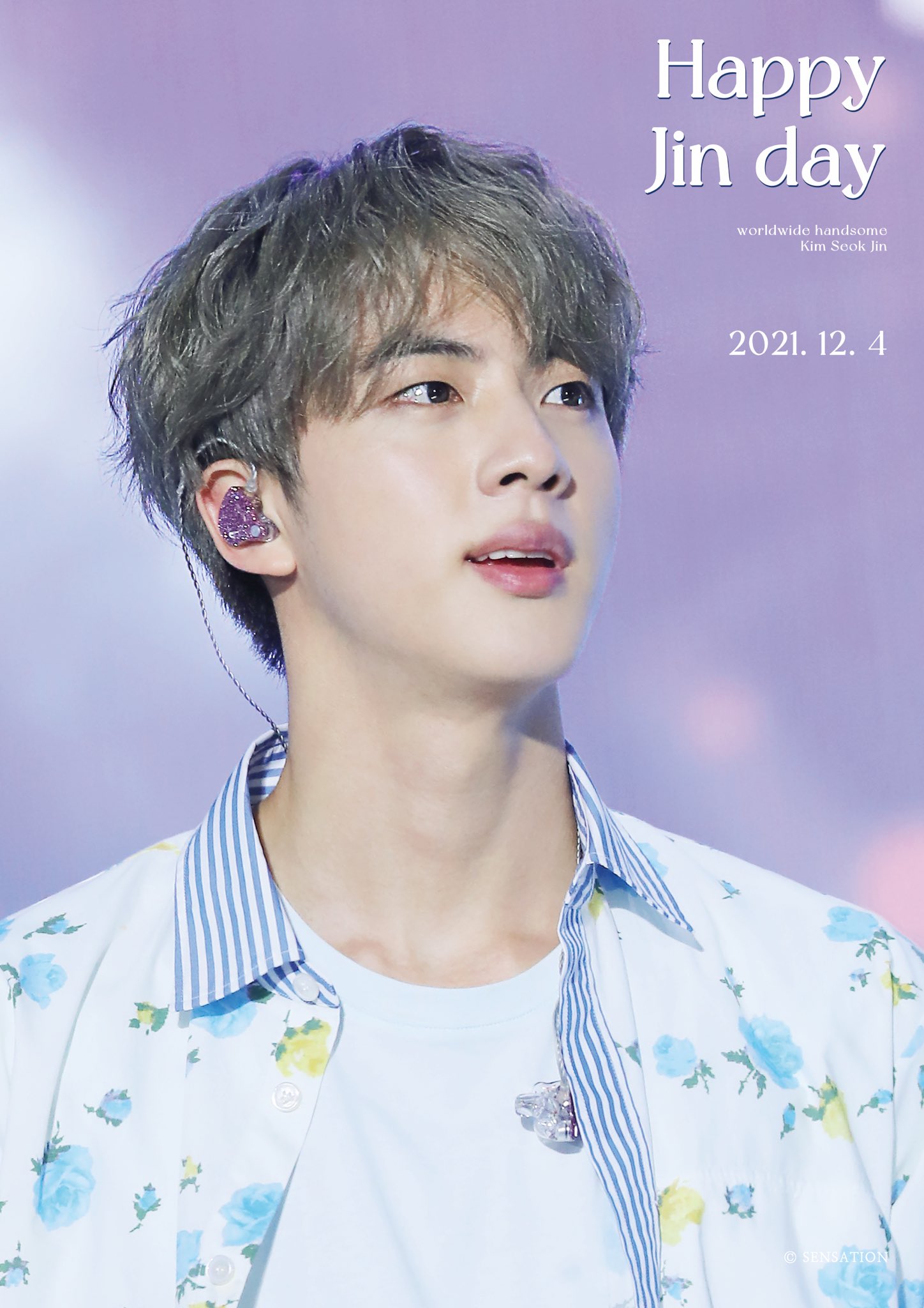 BTS ジン JIN  ソクジン 等身大パネル 防弾少年団(BTS) - BTS 等身大 タペストリー JIN ジンの通販 by