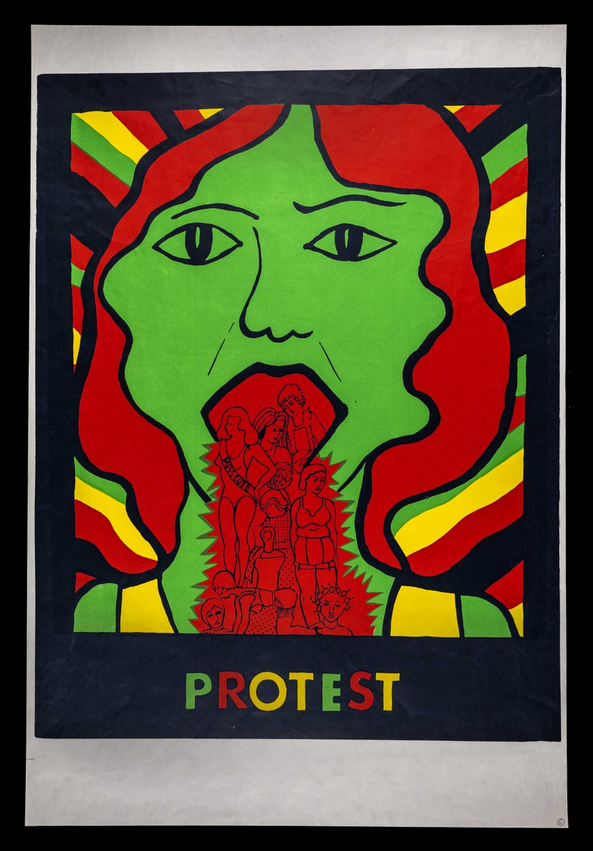 LSELibrary's tweet photo. New collection now available!

The Women's Library Poster Collection is 173 posters covering themes such as peace, violence and protest in the 1970s &amp; 80s. 

View more ➡️ https://t.co/bBsEsvrFNo https://t.co/lBZznjzdMh