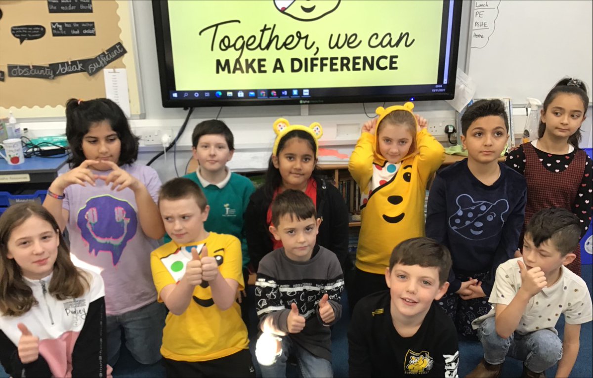 IvesonPrimary's tweet photo. Thank you for taking part in Children in Need, dressing up and making donations. Donations are still be collected and will be shared at the end of the day. For now, take a look at some of the fantastic costumes we have across school... #ChildreninNeed #community #ivesonessentials https://t.co/xkUAm3JcpK