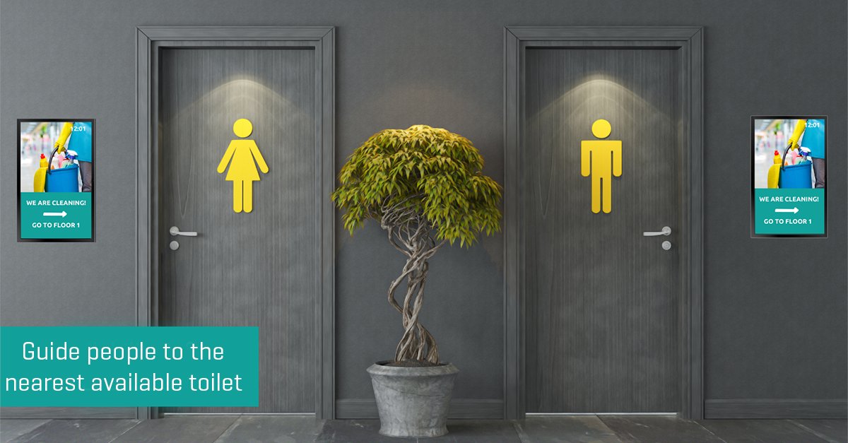 Toilets being occupied just when you need it most. Easy to solve with digital signage. It is not so easy for 3.6 billion people. They don’t have access to one that works properly.
Think about that next time you search for an toilet. un.org/en/observances…
#WorldToiletDay
