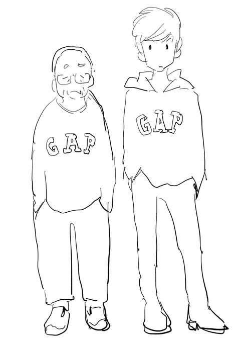 generation GAP
#不要不急のラクガキ 