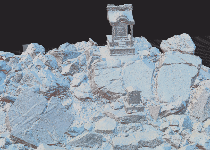 honeride_photo's tweet photo. 茶臼岳山頂
＃photogrammetry #RealityCapture https://t.co/DtkIXw916d