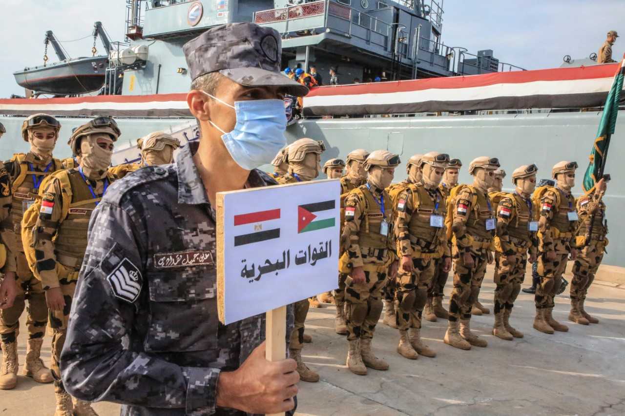وصول القوات المصرية المشاركة في تمرين العقبة/6 الأردني !!