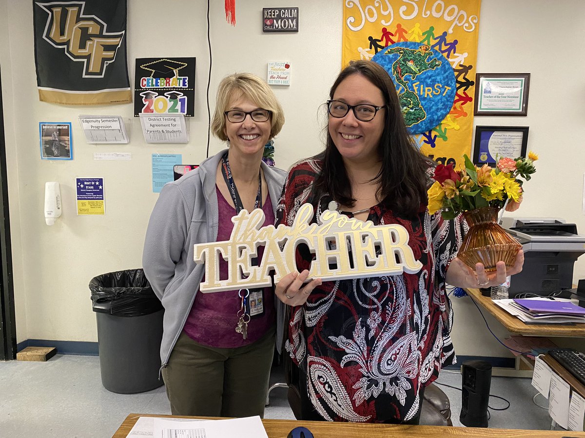Thanksgiving is a great time to tell teachers how much they are appreciated. Thank you, Mrs. Stoops for making such a positive difference in the lives of our students!!! <a href="/PineRidgeHS/">Pine Ridge HS</a>