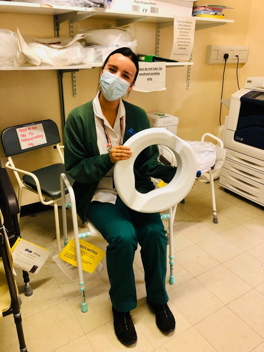 OTMedicineNUTH's tweet photo. On #WorldToiletDay2021 remember for #olderpeople, physical access to the #toilet can be daunting and dangerous, resulting in falls as a result of #hazards, poor lighting, and the low height of most toilets. #OT helps! Risk assessment and adaptation are key. #OccupationalTherapy https://t.co/XiHYoZcuHc