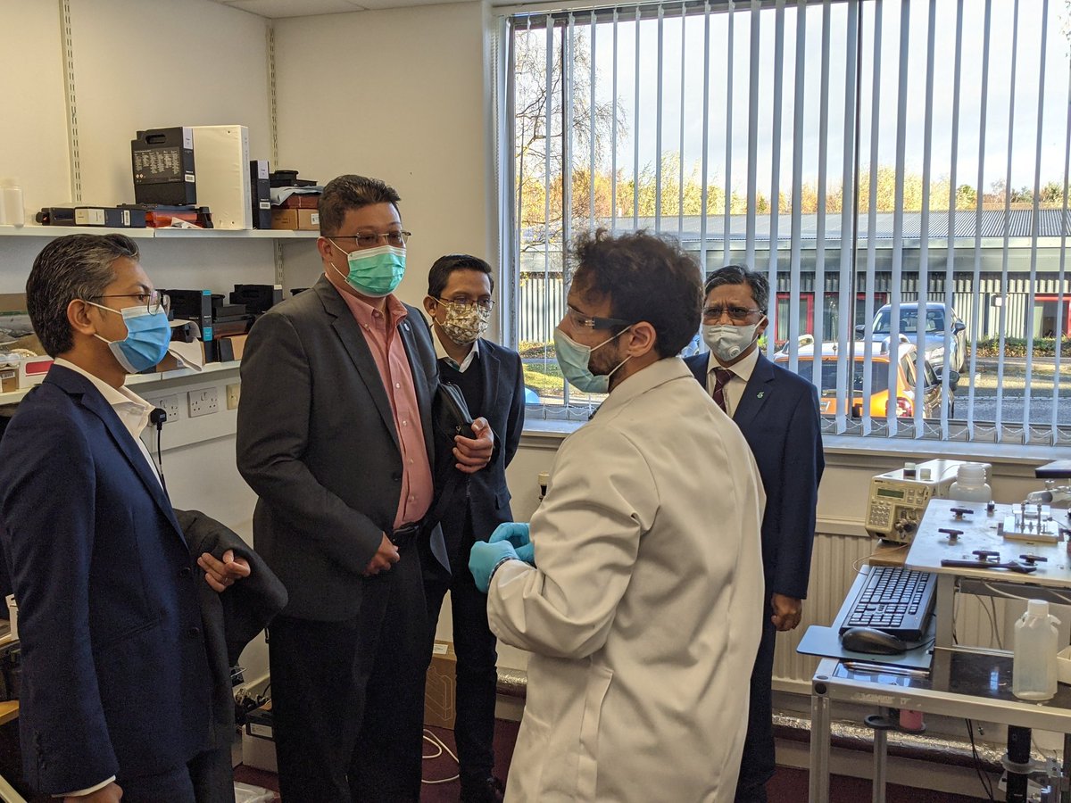 IGE_PACESET's tweet photo. An inspiring meeting with SVP Bacho Pilong, CTO Dr Nasir Darman, and their colleagues from @Petronas, who were warmly welcomed by @ProfRAWilliams, to discuss how our joint research at PACESET and @HWUPetroleum on #ccs and #hydrogen will help to accelerate the #energytransition https://t.co/NV2OAg5huI