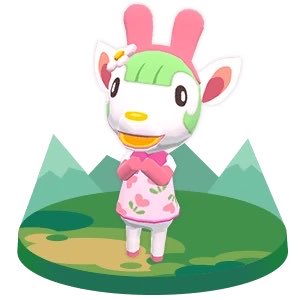 💖💙✨ Today’s first Pink/Blue duo of the day is Chelsea and Chai from Animal Crossing! They’re villagers who are fans of the Sanrio characters My Melody and Cinnamoroll respectively!