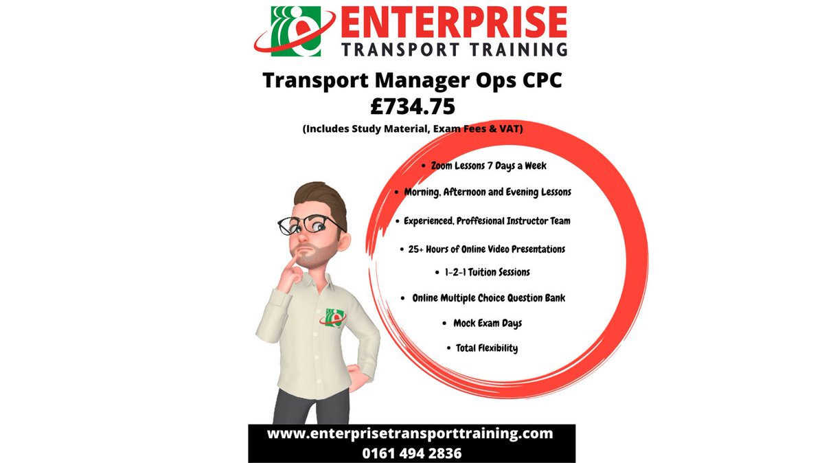 EnterpriseTT_'s tweet image. Become a TM at your own pace! #operatorcpc #transportmanagercpc #remotelearning #lgv #hgv #pcv #psv #transportmanager