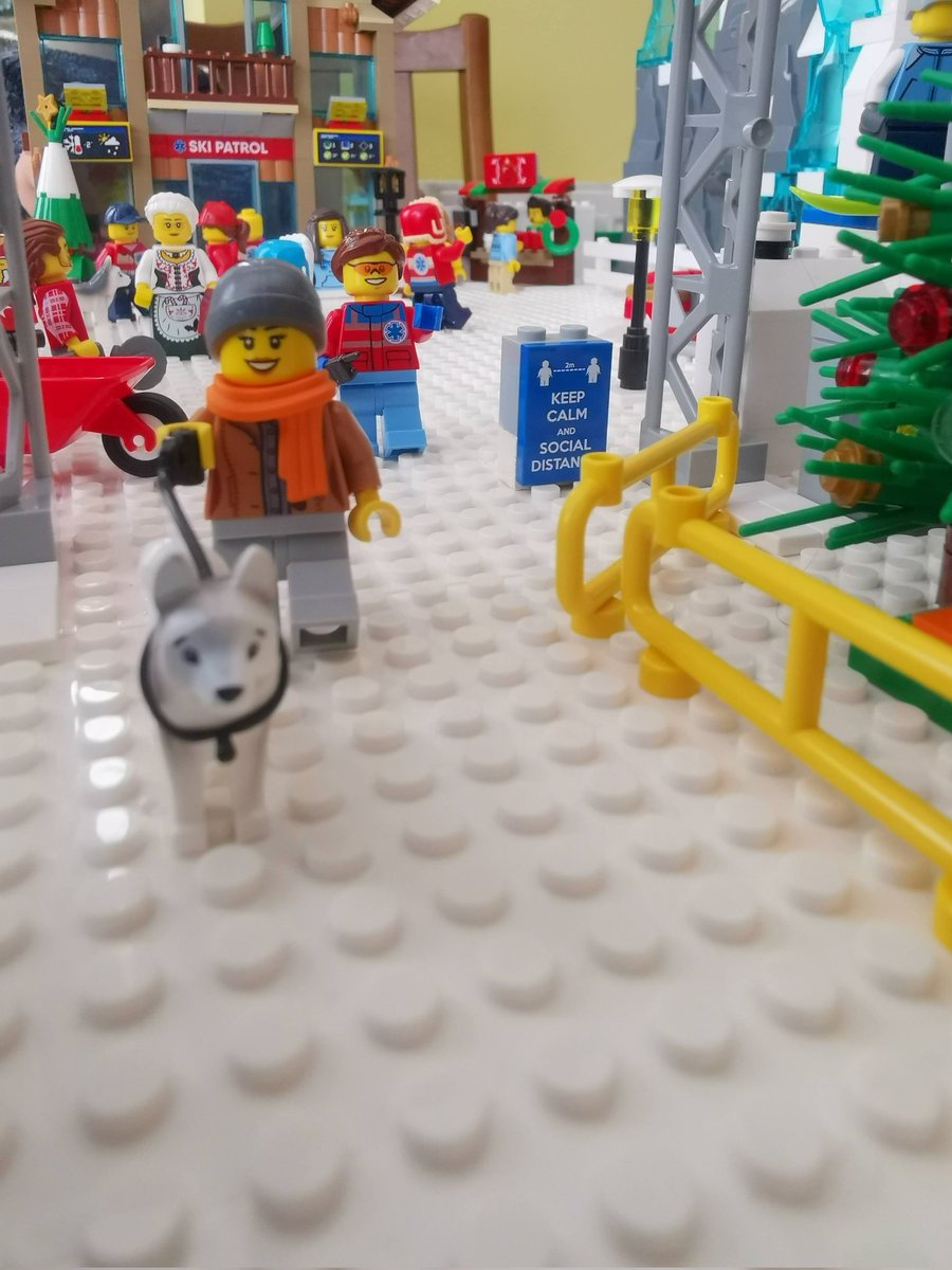 Hello Followers! Sorry we have been away. Life took over for a bit! We hope to have this year's Xmas build started soon and then more pictures will follow! #afol #legopolice #legoski #legosnow