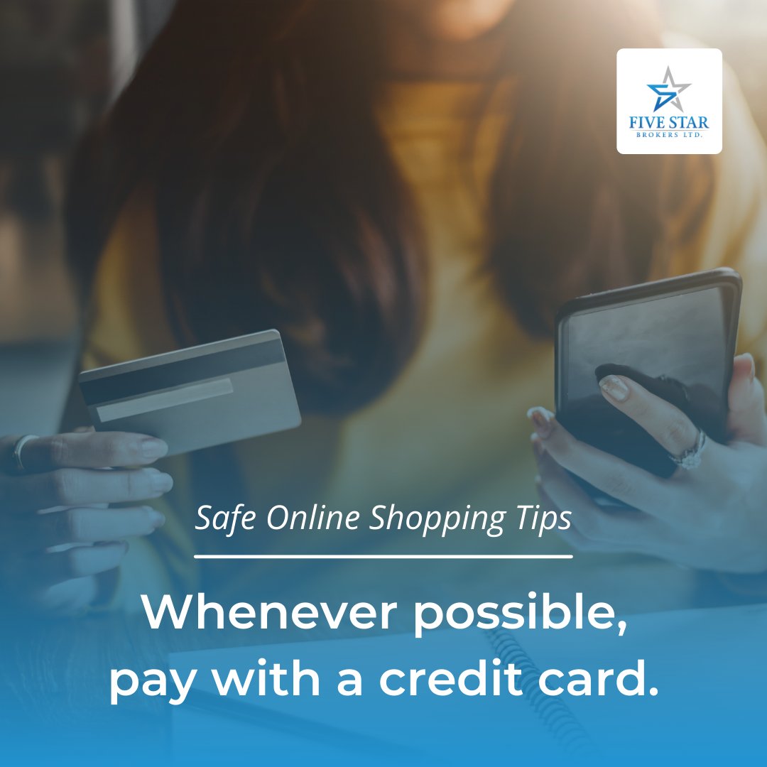 You'll usually get the best
liability protection online
and offline when you use
a credit card. ✅

#onlineshoppingtips #datasecurity #onlineshopping #ransomware #phishing #onlineshopper #cybersecuritytraining #cybersecurityawareness #malware