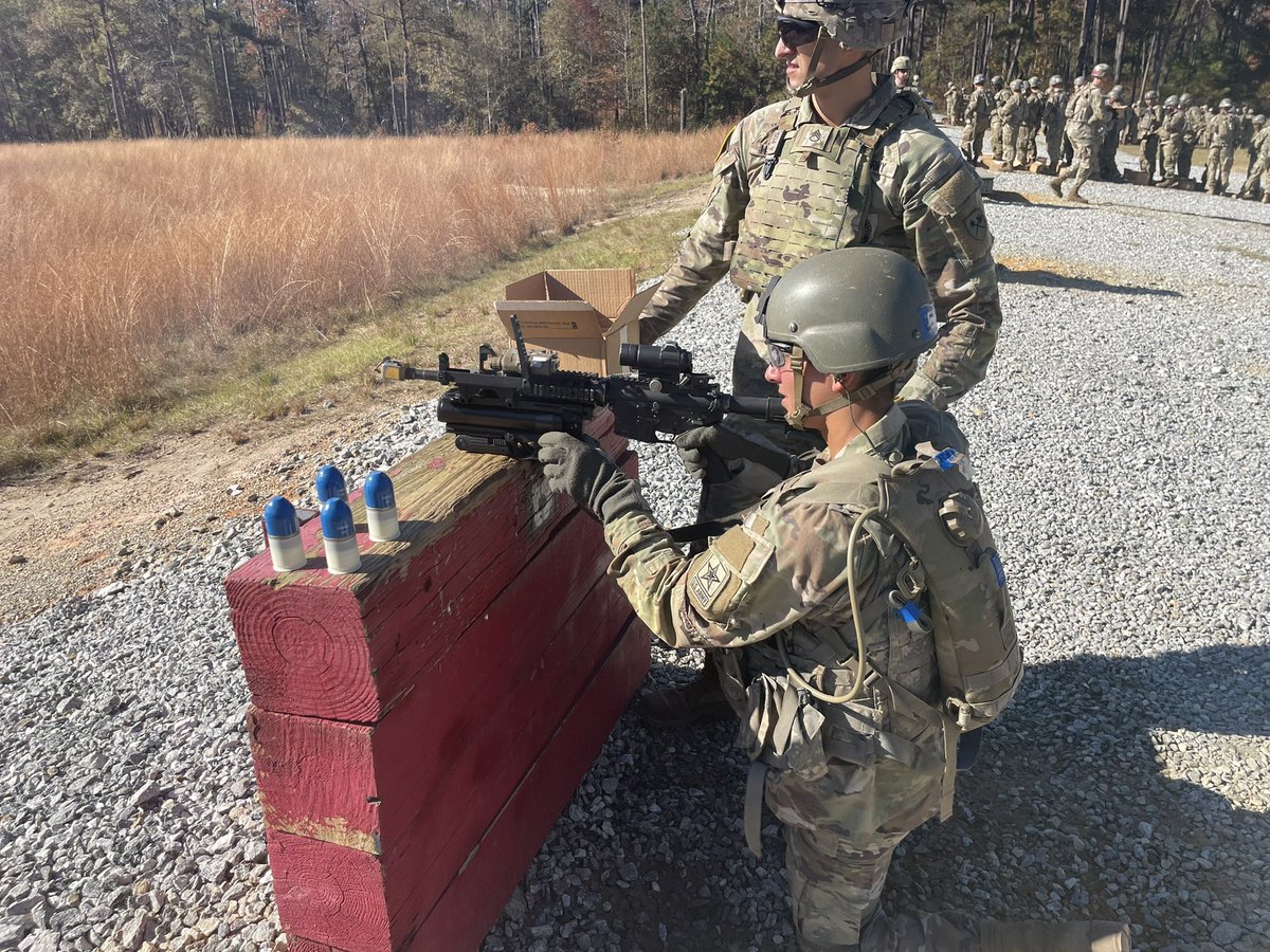 Troop2nd's tweet photo. Soldiers were afforded the opportunity to zero and qualify with the M320 grenade launcher.
M320 Grenade Launcher is a single-shot 40mm grenade launcher system. The M320 can fire all NATO high-explosive, smoke, and illumination grenades
#19DOSUT
#intheshadows
#lionscoverthefront https://t.co/CYw6dyuo6C